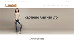 Desktop Screenshot of clothingpartner.com